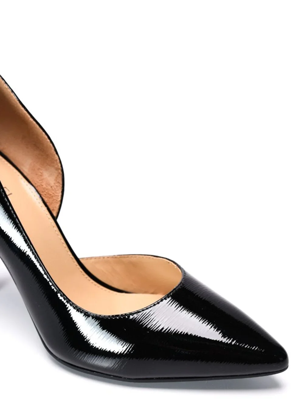 ✨Luxe Michael Kors Natalie D'orsey Patent Leather Black Formal Stiletto Heels 9M